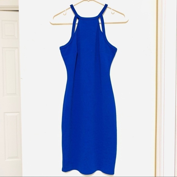 PAPAYA Royal Blue Cut Out Cami Bodycon Dress women’s size S - Picture 2 of 8